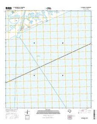 Matagorda SW Texas Current topographic map, 1:24000 scale, 7.5 X 7.5 Minute, Year 2016