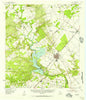 Mathis Texas Historical topographic map, 1:62500 scale, 15 X 15 Minute, Year 1954