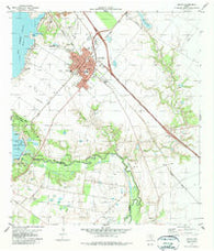 Mathis Texas Historical topographic map, 1:24000 scale, 7.5 X 7.5 Minute, Year 1979