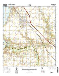 Mathis Texas Current topographic map, 1:24000 scale, 7.5 X 7.5 Minute, Year 2016
