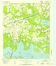 Maud Texas Historical topographic map, 1:24000 scale, 7.5 X 7.5 Minute, Year 1955