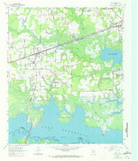 Maud Texas Historical topographic map, 1:24000 scale, 7.5 X 7.5 Minute, Year 1955