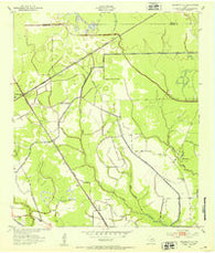 Mauriceville Texas Historical topographic map, 1:24000 scale, 7.5 X 7.5 Minute, Year 1943
