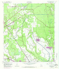 Mauriceville Texas Historical topographic map, 1:24000 scale, 7.5 X 7.5 Minute, Year 1957