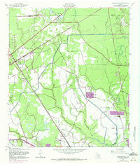 Mauriceville Texas Historical topographic map, 1:24000 scale, 7.5 X 7.5 Minute, Year 1957