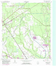 Mauriceville Texas Historical topographic map, 1:24000 scale, 7.5 X 7.5 Minute, Year 1957