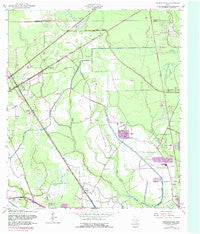 Mauriceville Texas Historical topographic map, 1:24000 scale, 7.5 X 7.5 Minute, Year 1957