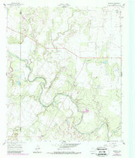 Maverick Texas Historical topographic map, 1:24000 scale, 7.5 X 7.5 Minute, Year 1961