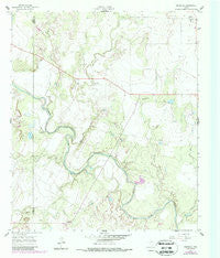 Maverick Texas Historical topographic map, 1:24000 scale, 7.5 X 7.5 Minute, Year 1961