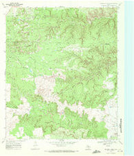 Maverick Creek Texas Historical topographic map, 1:24000 scale, 7.5 X 7.5 Minute, Year 1969