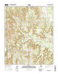 Maverick Flat Texas Current topographic map, 1:24000 scale, 7.5 X 7.5 Minute, Year 2016