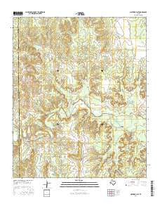 Maverick Flat Texas Current topographic map, 1:24000 scale, 7.5 X 7.5 Minute, Year 2016
