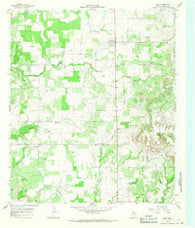 May Texas Historical topographic map, 1:24000 scale, 7.5 X 7.5 Minute, Year 1966