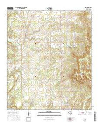 May Texas Current topographic map, 1:24000 scale, 7.5 X 7.5 Minute, Year 2016
