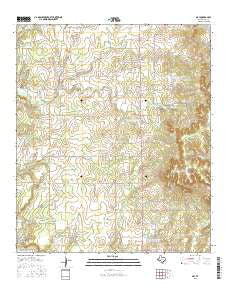 May Texas Current topographic map, 1:24000 scale, 7.5 X 7.5 Minute, Year 2016