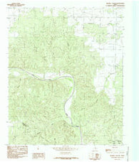 Maybell Canyon Texas Historical topographic map, 1:24000 scale, 7.5 X 7.5 Minute, Year 1984