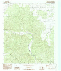 Maybell Canyon Texas Historical topographic map, 1:24000 scale, 7.5 X 7.5 Minute, Year 1984