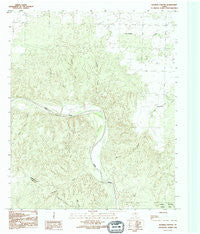Maybell Canyon Texas Historical topographic map, 1:24000 scale, 7.5 X 7.5 Minute, Year 1990