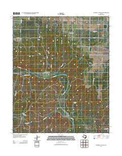 Maybell Canyon Texas Historical topographic map, 1:24000 scale, 7.5 X 7.5 Minute, Year 2012