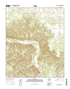 Maybell Canyon Texas Current topographic map, 1:24000 scale, 7.5 X 7.5 Minute, Year 2016