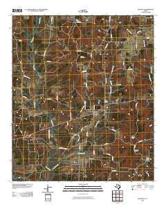 Maydelle Texas Historical topographic map, 1:24000 scale, 7.5 X 7.5 Minute, Year 2010