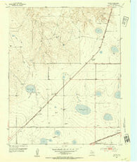 Mayer Texas Historical topographic map, 1:24000 scale, 7.5 X 7.5 Minute, Year 1953