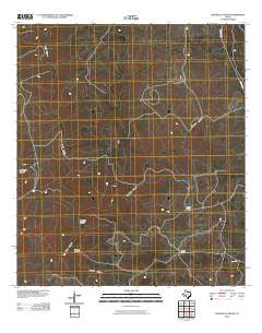 Mayfield Canyon Texas Historical topographic map, 1:24000 scale, 7.5 X 7.5 Minute, Year 2010