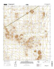 Mayfield Hills Texas Current topographic map, 1:24000 scale, 7.5 X 7.5 Minute, Year 2016
