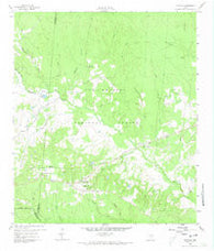 Maynard Texas Historical topographic map, 1:24000 scale, 7.5 X 7.5 Minute, Year 1960