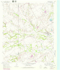 Maypearl Texas Historical topographic map, 1:24000 scale, 7.5 X 7.5 Minute, Year 1961