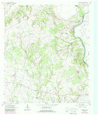 Maysfield Texas Historical topographic map, 1:24000 scale, 7.5 X 7.5 Minute, Year 1962