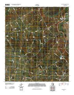 Maysfield Texas Historical topographic map, 1:24000 scale, 7.5 X 7.5 Minute, Year 2010