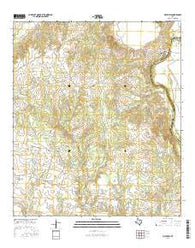 Maysfield Texas Current topographic map, 1:24000 scale, 7.5 X 7.5 Minute, Year 2016