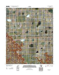 McAdoo Texas Historical topographic map, 1:24000 scale, 7.5 X 7.5 Minute, Year 2012
