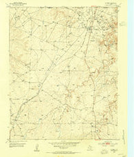 McBride Texas Historical topographic map, 1:24000 scale, 7.5 X 7.5 Minute, Year 1953