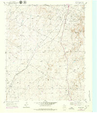 McBride Texas Historical topographic map, 1:24000 scale, 7.5 X 7.5 Minute, Year 1953