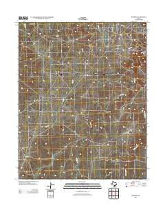 McBride Texas Historical topographic map, 1:24000 scale, 7.5 X 7.5 Minute, Year 2012