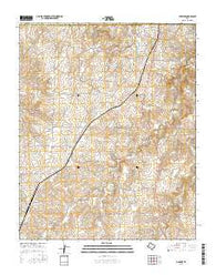 McBride Texas Current topographic map, 1:24000 scale, 7.5 X 7.5 Minute, Year 2016