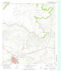 McCamey North Texas Historical topographic map, 1:24000 scale, 7.5 X 7.5 Minute, Year 1972