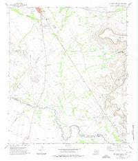McCamey South Texas Historical topographic map, 1:24000 scale, 7.5 X 7.5 Minute, Year 1972