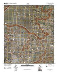 McCamey North Texas Historical topographic map, 1:24000 scale, 7.5 X 7.5 Minute, Year 2010