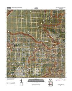 McCamey North Texas Historical topographic map, 1:24000 scale, 7.5 X 7.5 Minute, Year 2012