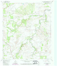McCathrine Mountain Texas Historical topographic map, 1:24000 scale, 7.5 X 7.5 Minute, Year 1965
