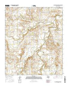 McCathrine Mountain Texas Current topographic map, 1:24000 scale, 7.5 X 7.5 Minute, Year 2016