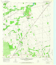 McCaulley Texas Historical topographic map, 1:24000 scale, 7.5 X 7.5 Minute, Year 1965