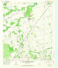 McCaulley Texas Historical topographic map, 1:24000 scale, 7.5 X 7.5 Minute, Year 1965