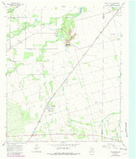 McCaulley Texas Historical topographic map, 1:24000 scale, 7.5 X 7.5 Minute, Year 1965