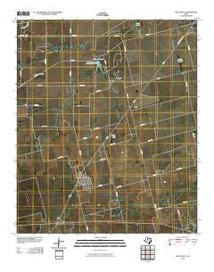 McCaulley Texas Historical topographic map, 1:24000 scale, 7.5 X 7.5 Minute, Year 2010