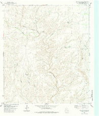 McClain Canyon Texas Historical topographic map, 1:24000 scale, 7.5 X 7.5 Minute, Year 1983