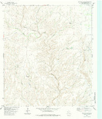 McClain Canyon Texas Historical topographic map, 1:24000 scale, 7.5 X 7.5 Minute, Year 1983